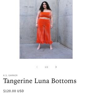 NWOT KS GARNER LUNA SET IN TANGERINE XXL